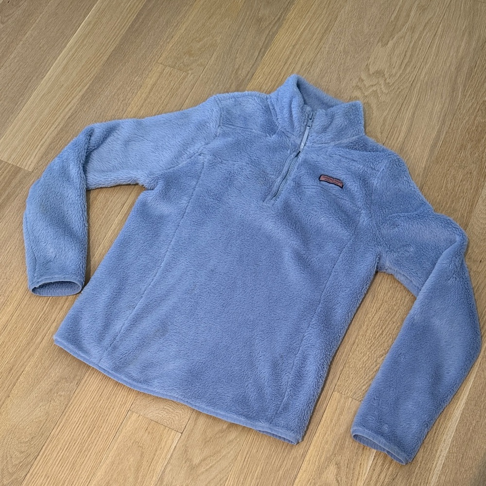 Vineyard Vines Light Blue Fleece Sweatshirt